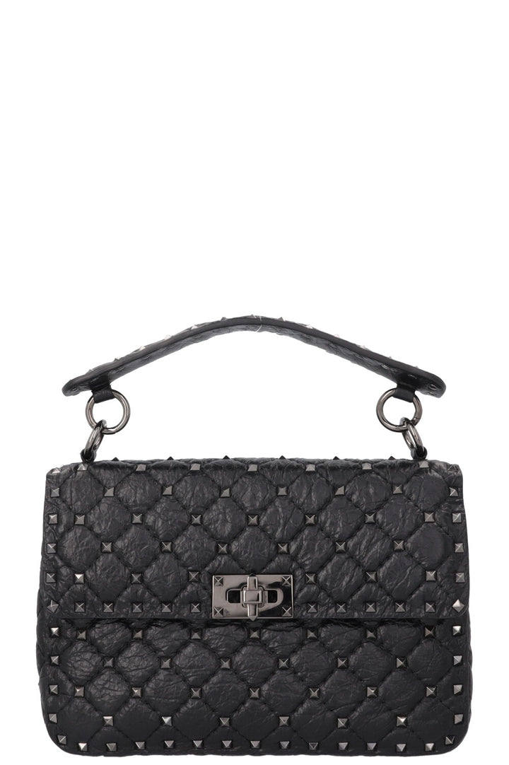 VALENTINO Rockstud Bag Medium Leather Black