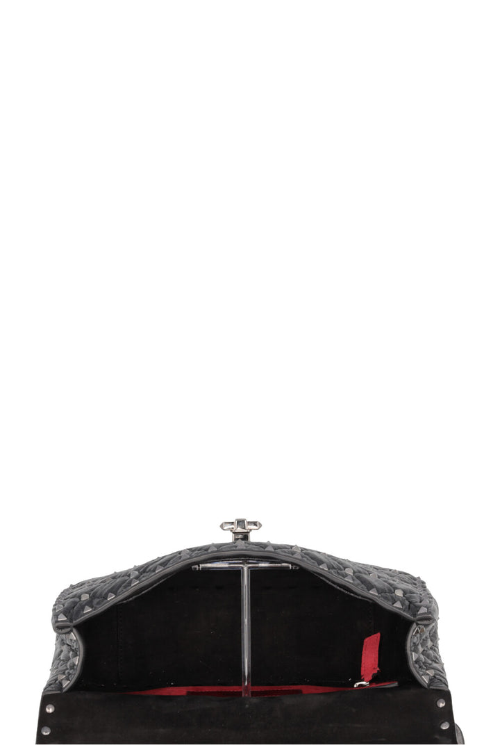 VALENTINO Rockstud Bag Medium Leather Black