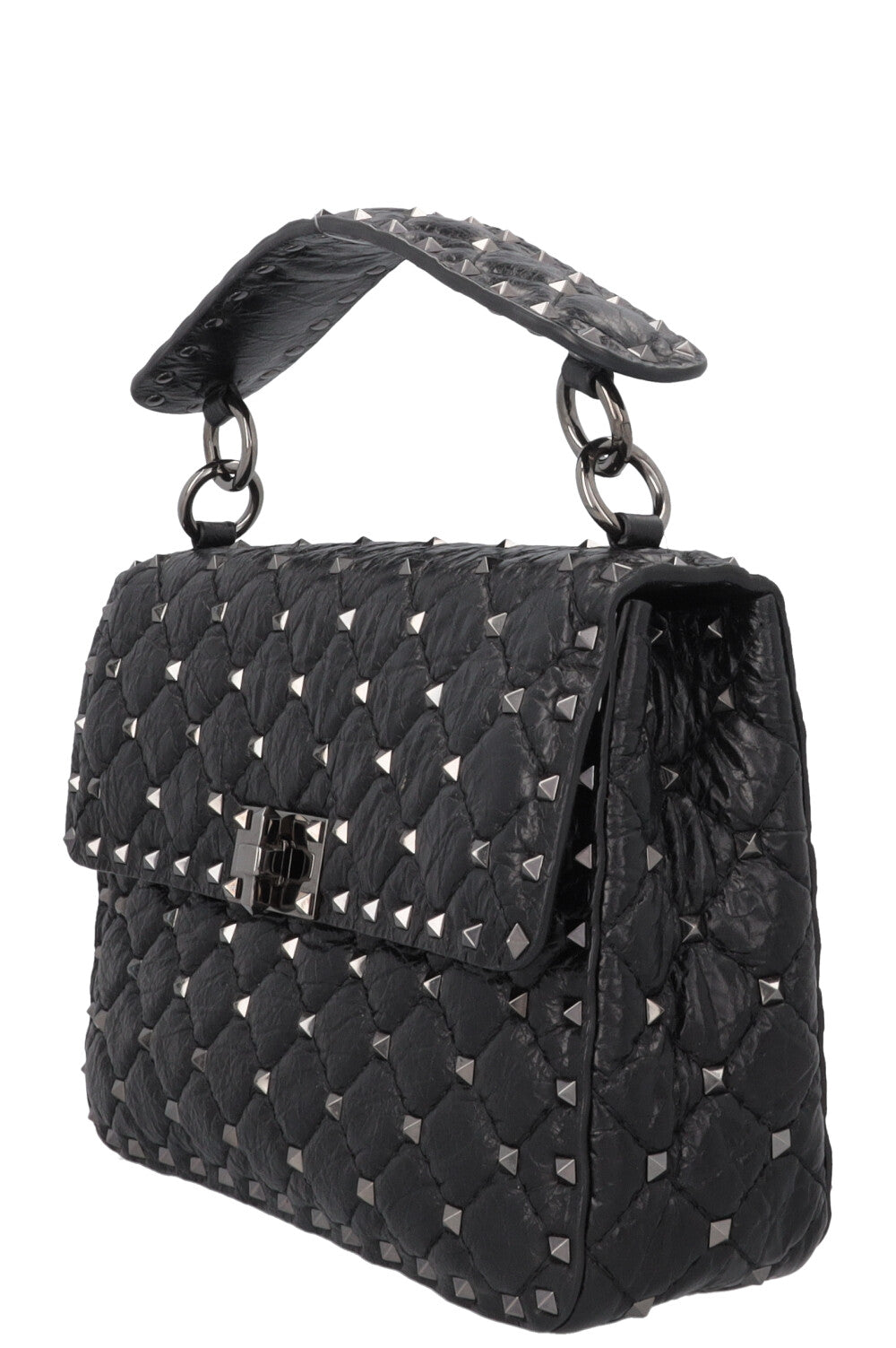 VALENTINO Rockstud Bag Medium Leather Black