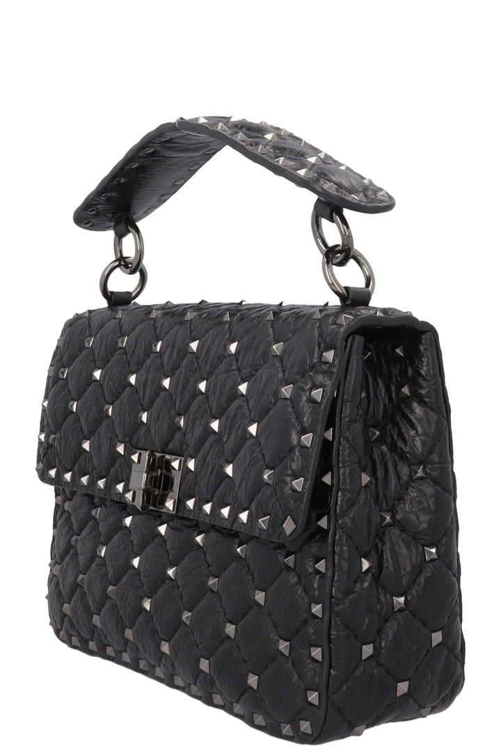 VALENTINO Rockstud Bag Medium Leather Black