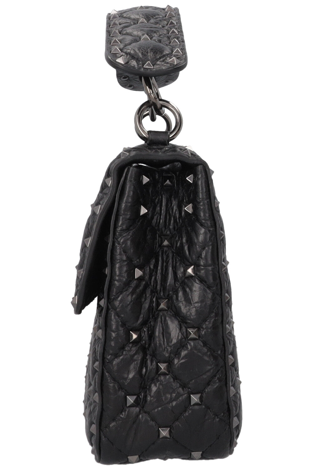 VALENTINO Rockstud Bag Medium Leather Black