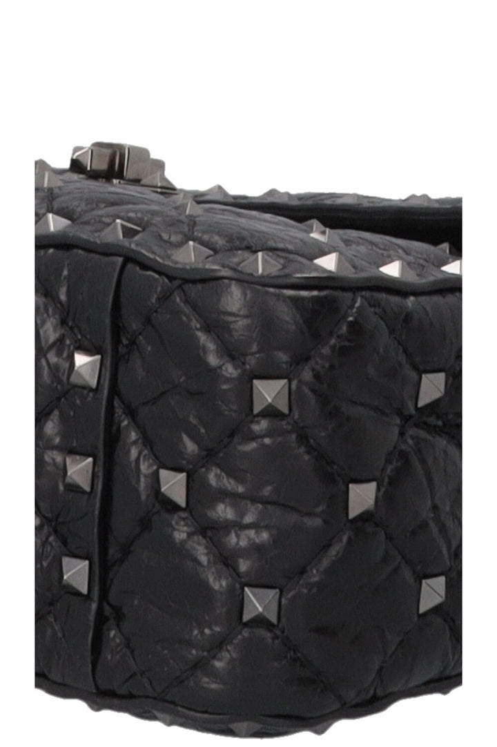 VALENTINO Rockstud Bag Medium Leather Black