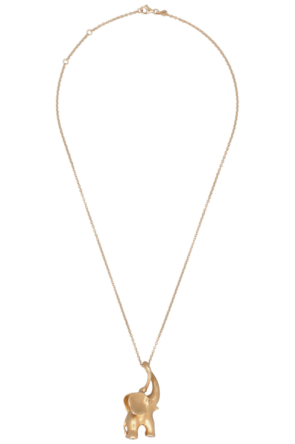 OLE LYNNGAARD Elefant with Necklace Gold