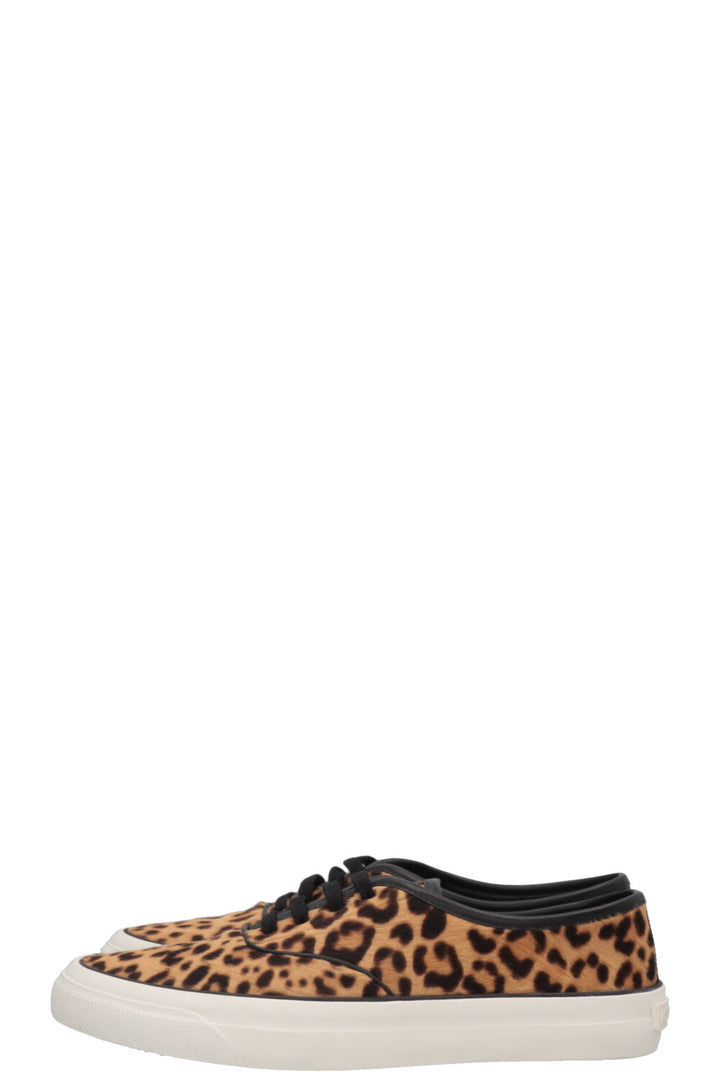 AQUAZZURA Minimalist Cheetah Sneakers Brown