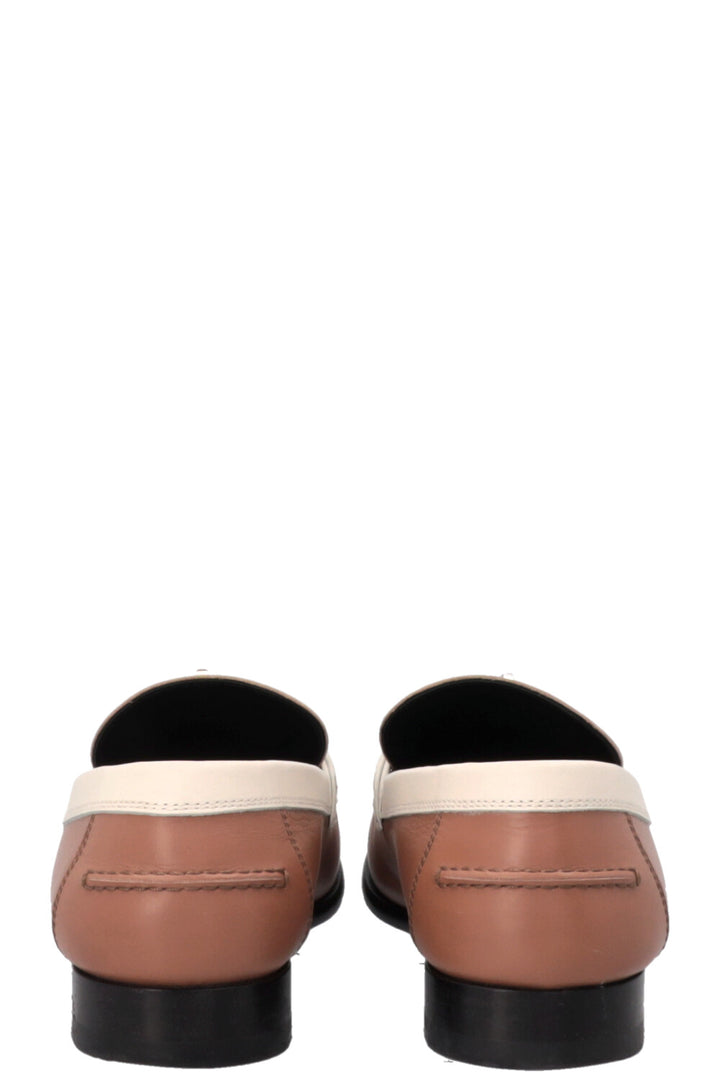 HERMÈS Destin Loafers Brown Tan Cream