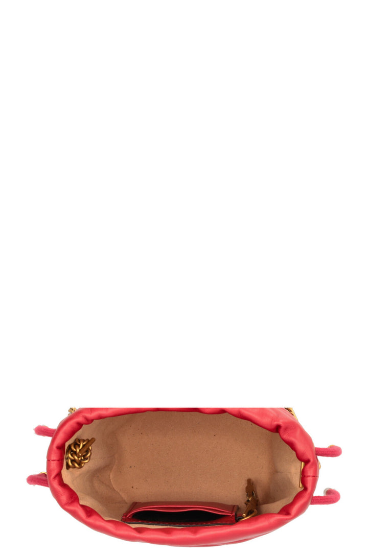 GUCCI Marmont Mini sac seau rouge