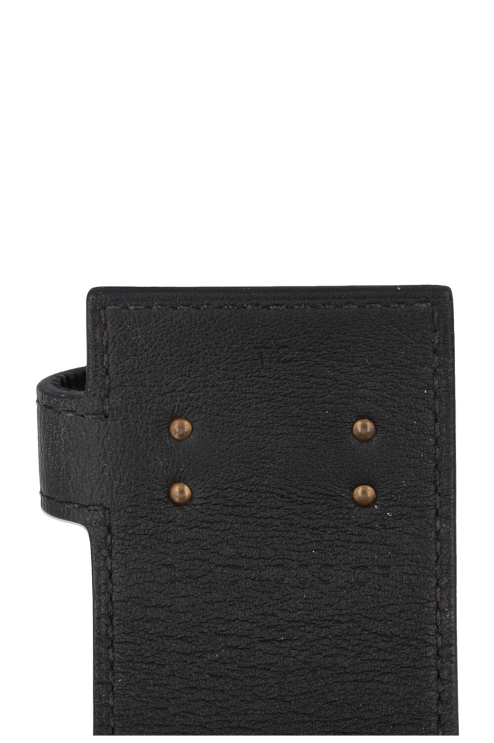 HERMÈS Kelly Twist Bracelet Alligator Black