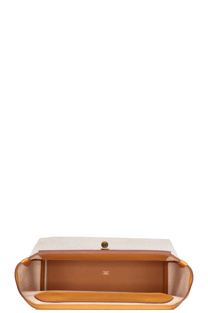 HERMÈS 24/24 35 Bag H Viking Swift Ecru Beige