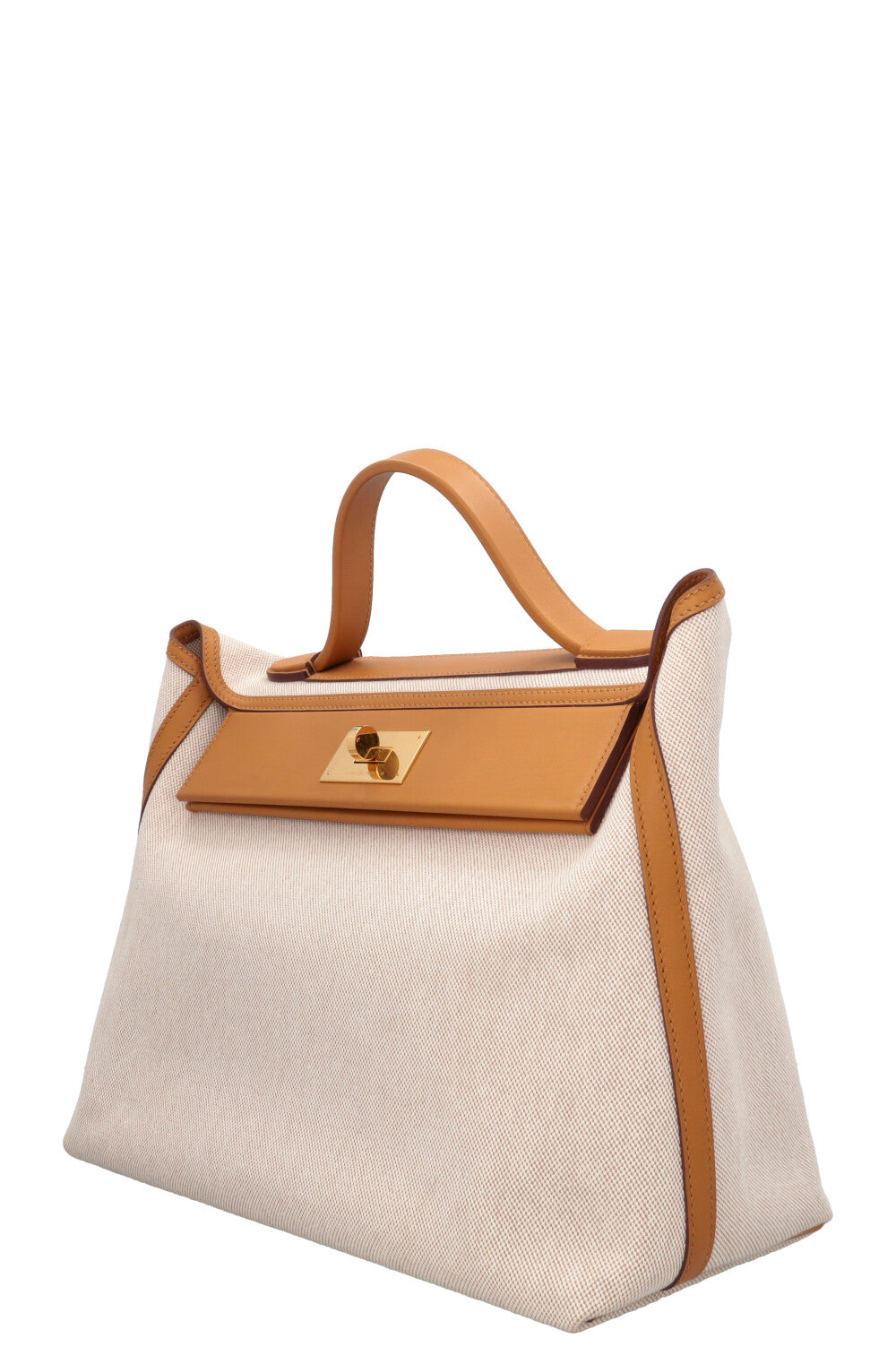 HERMÈS 24/24 35 Bag H Viking Swift Ecru Beige