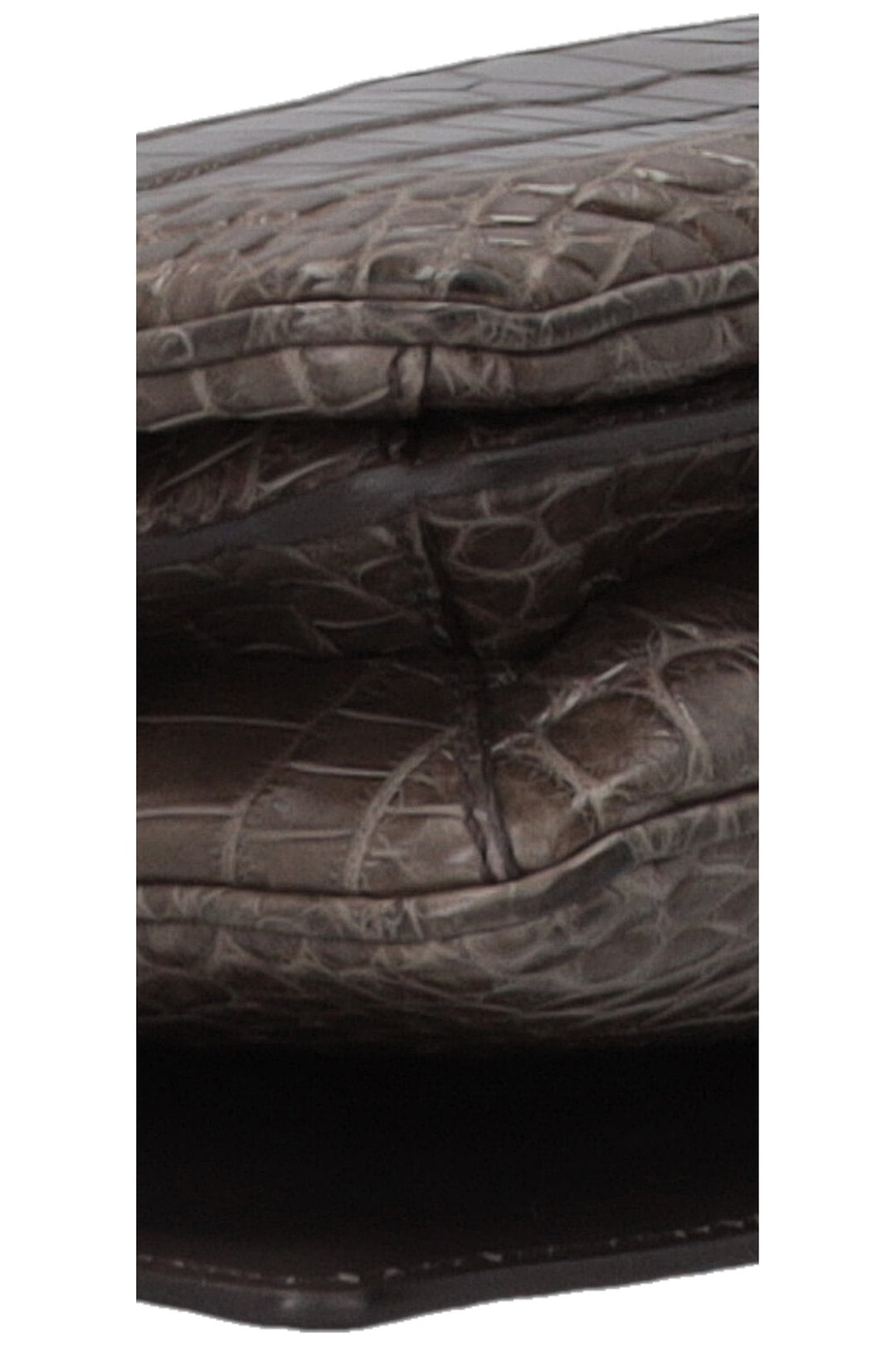Sac Prada à poignée en alligator gris