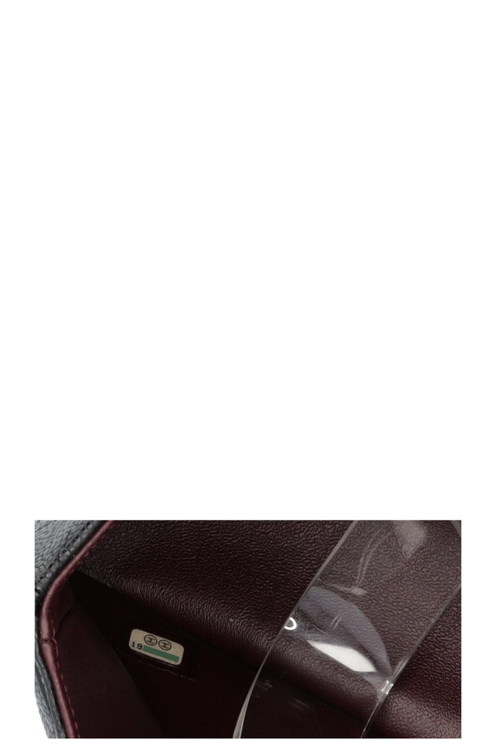 CHANEL Large Double Flap Caviar Leather Black