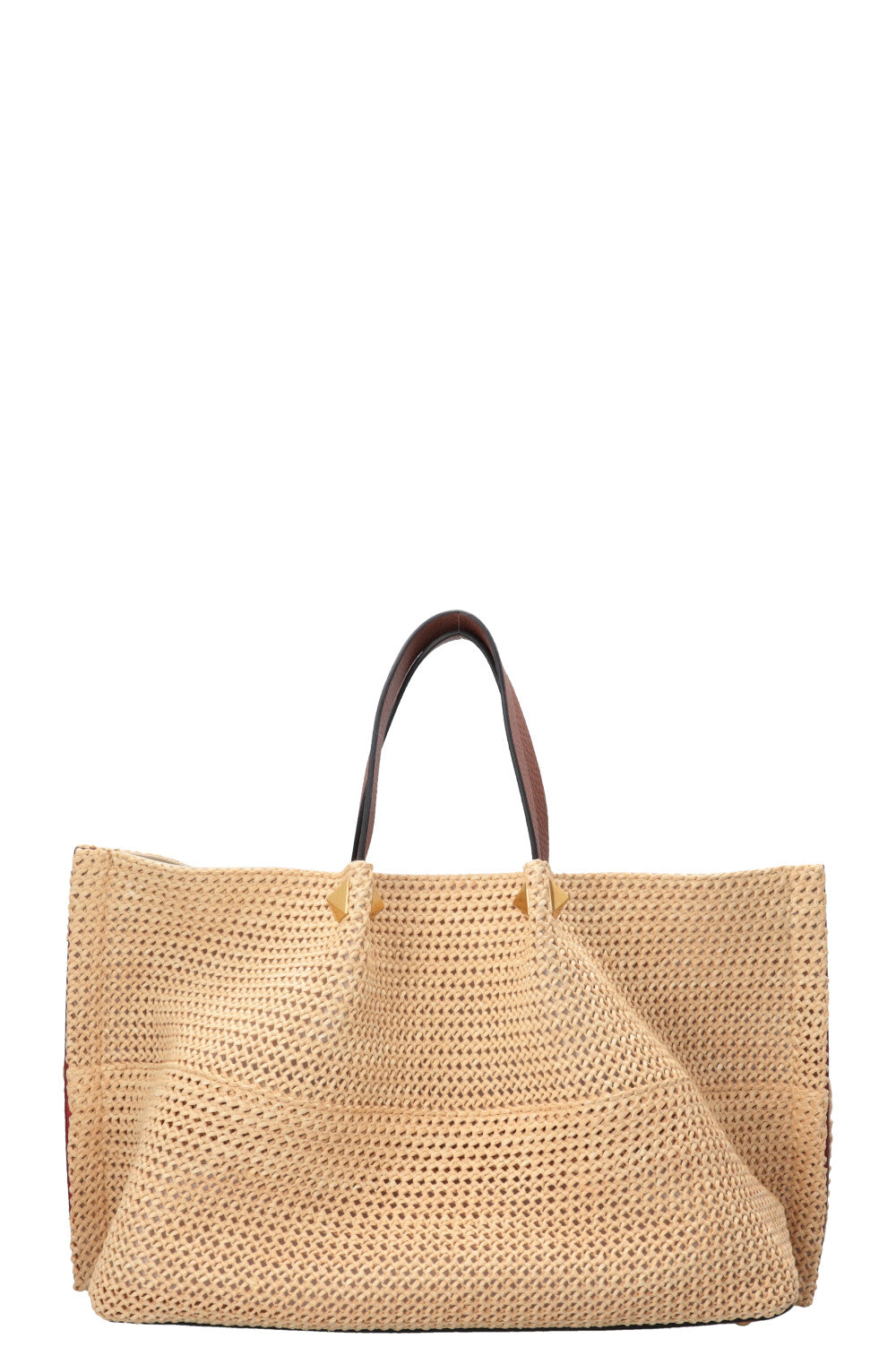 VALENTINO Medium Summer Tote Paille Beige