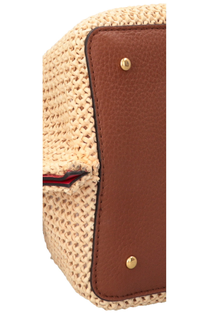 VALENTINO Medium Summer Tote Paille Beige