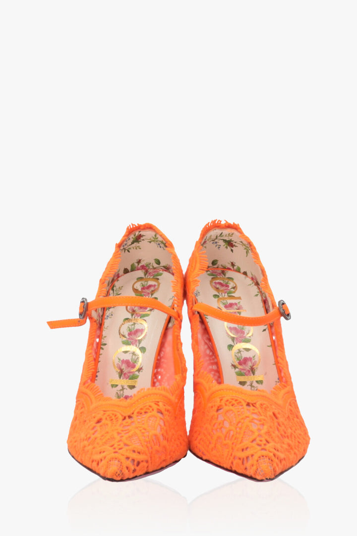 Gucci Neon Heels Gr 30 Reflektion