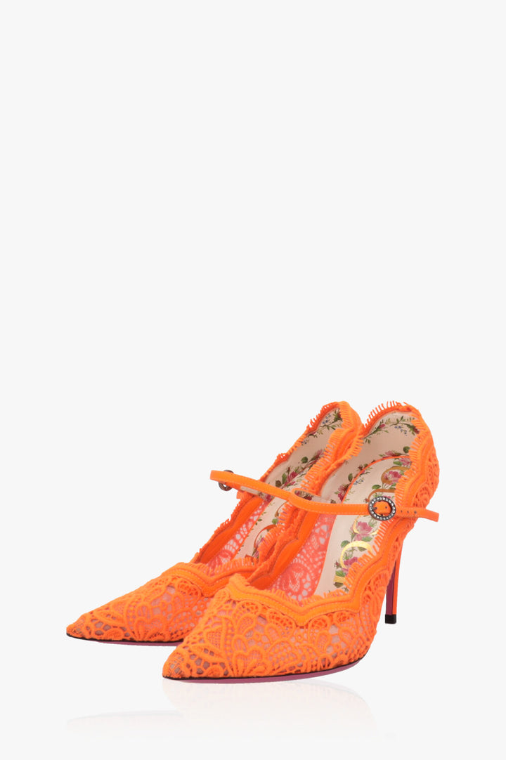 Gucci Neon Heels Gr 30 Reflektion