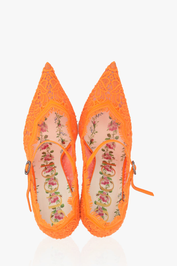 Gucci Neon Heels Gr 30 Reflektion