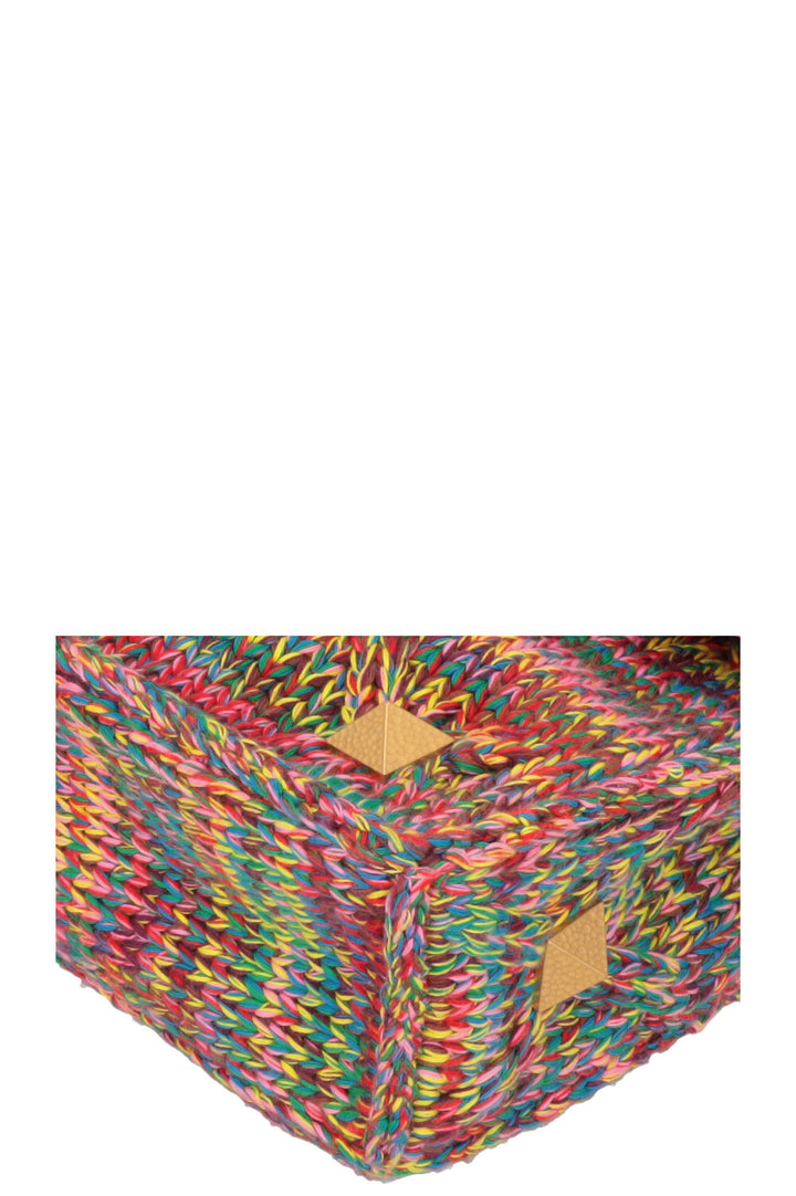VALENTINO Large Roman Stud Bag Tweed Multicolor