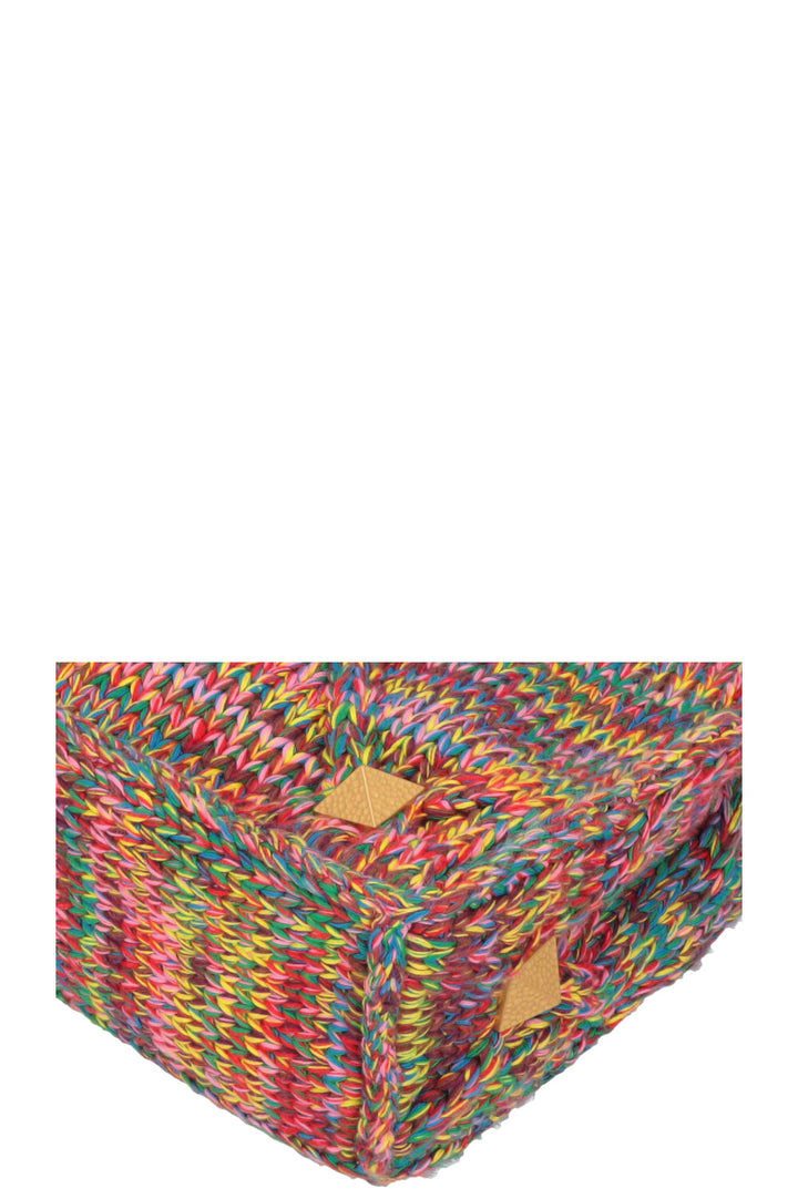 VALENTINO Large Roman Stud Bag Tweed Multicolor