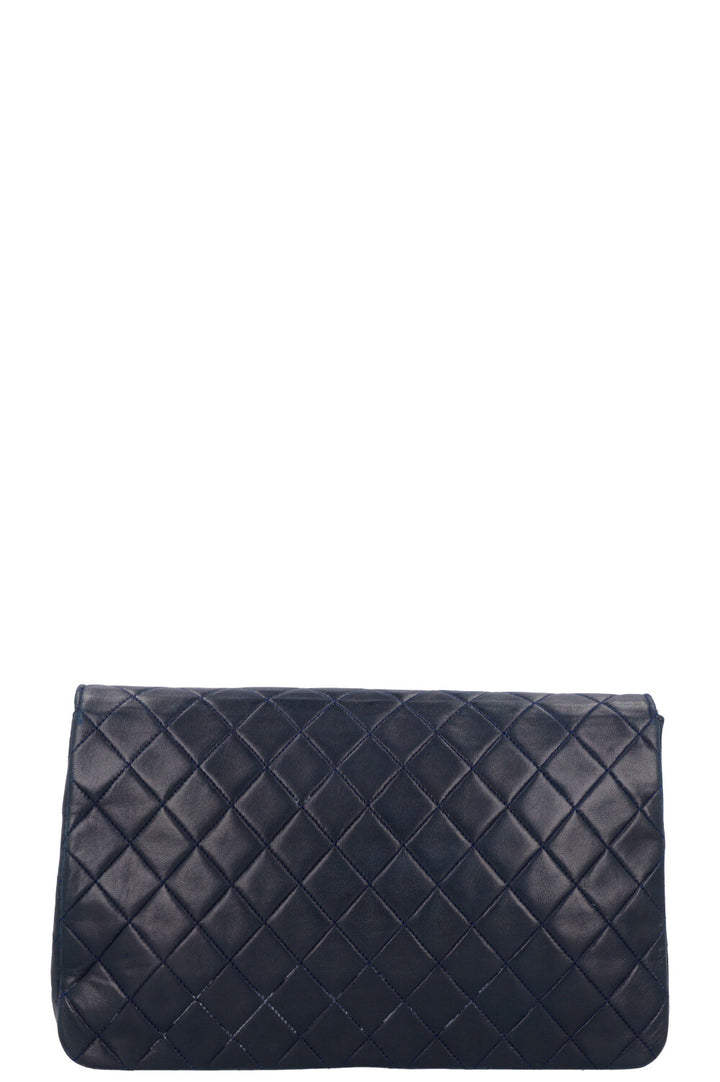 CHANEL Vintage Classic Flap Bag Midnight Blue