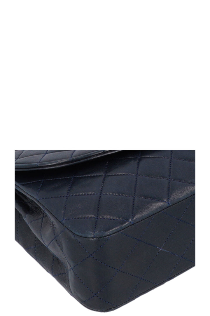 CHANEL Vintage Classic Flap Bag Midnight Blue