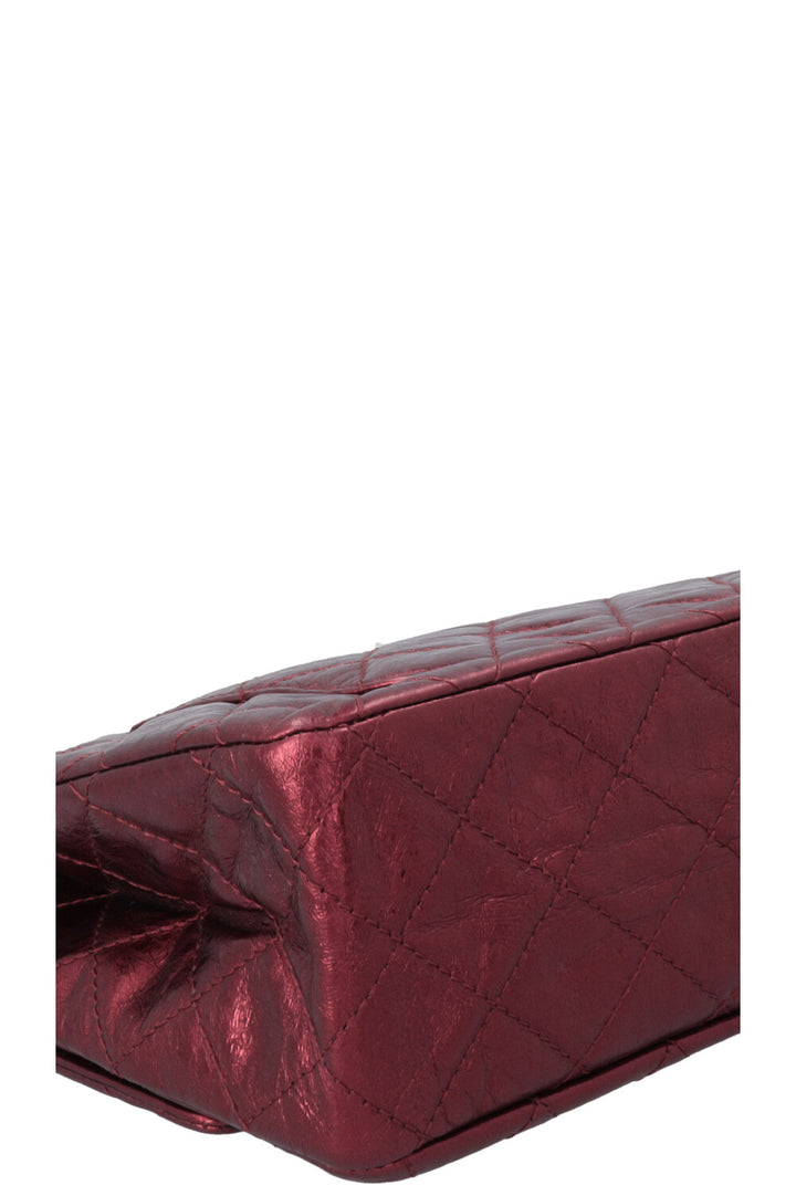 CHANEL 2.55 Reissue Double Flap Maxi Bag Metallic Red