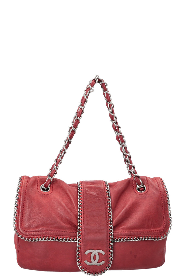 CHANEL Medium Madison Flap Bag Red