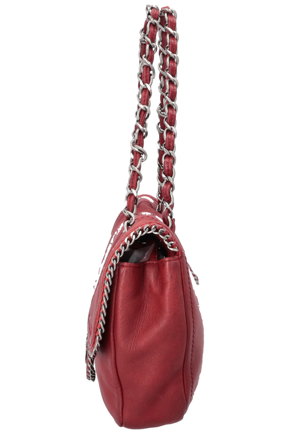 CHANEL Medium Madison Flap Bag Red