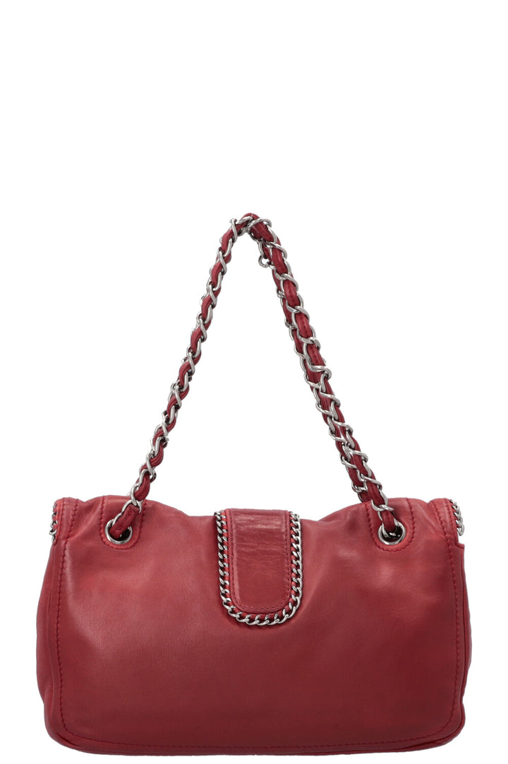CHANEL Medium Madison Flap Bag Red
