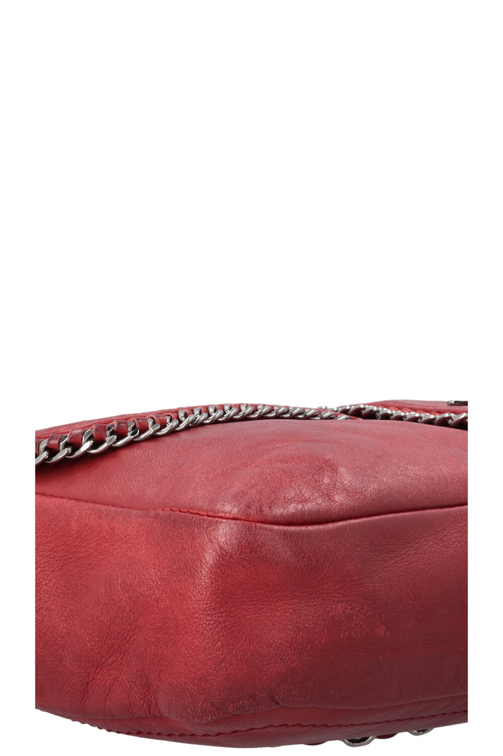 CHANEL Medium Madison Flap Bag Red