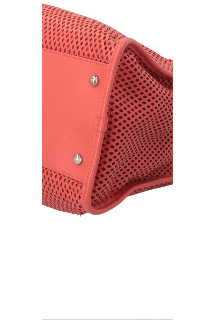 CHANEL Up in the Air Tote Leather Coral