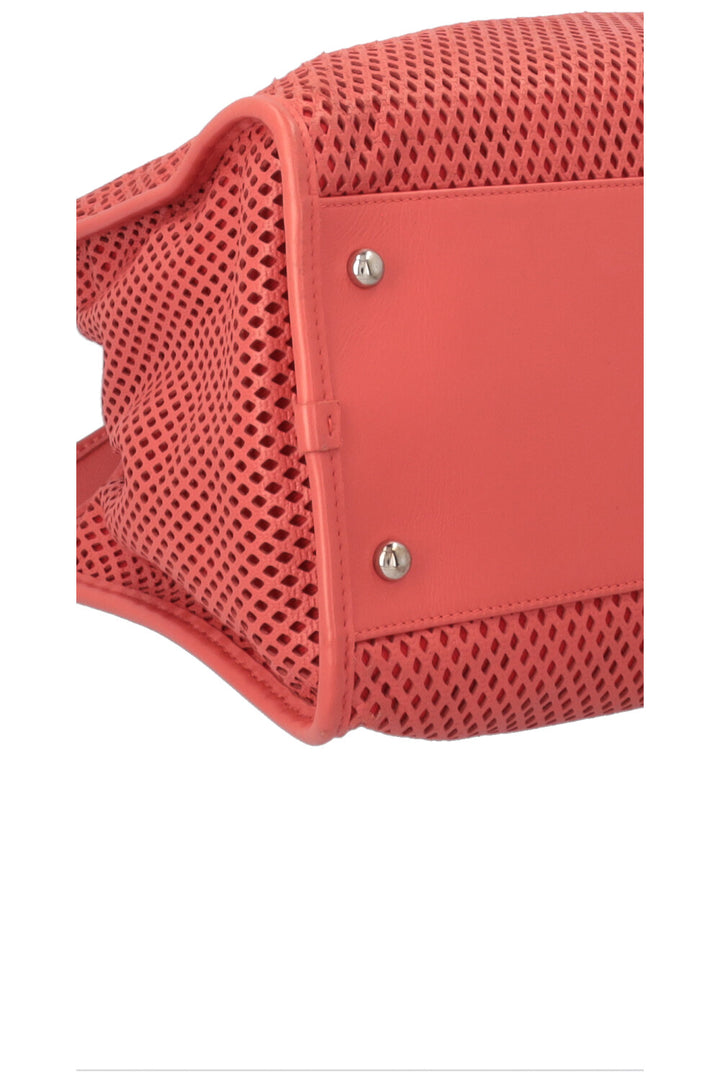 CHANEL Up in the Air Tote Leather Coral