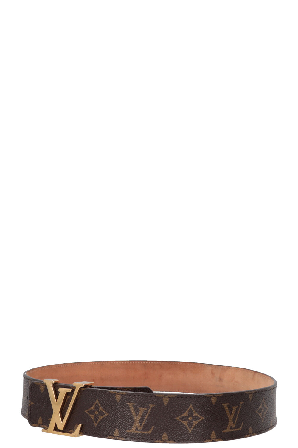 LOUIS VUITTON MNG Canvas Belt Brown