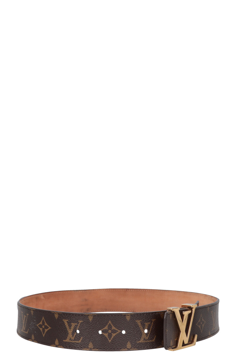 LOUIS VUITTON MNG Canvas Belt Brown