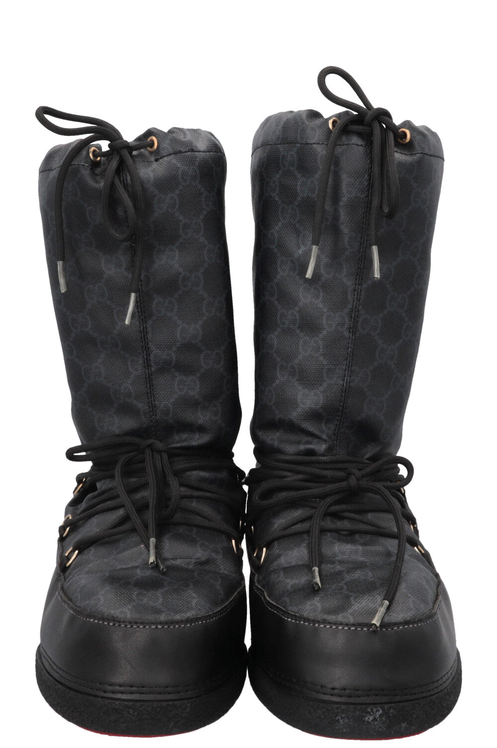 GUCCI GG Logo Snow Boots Black