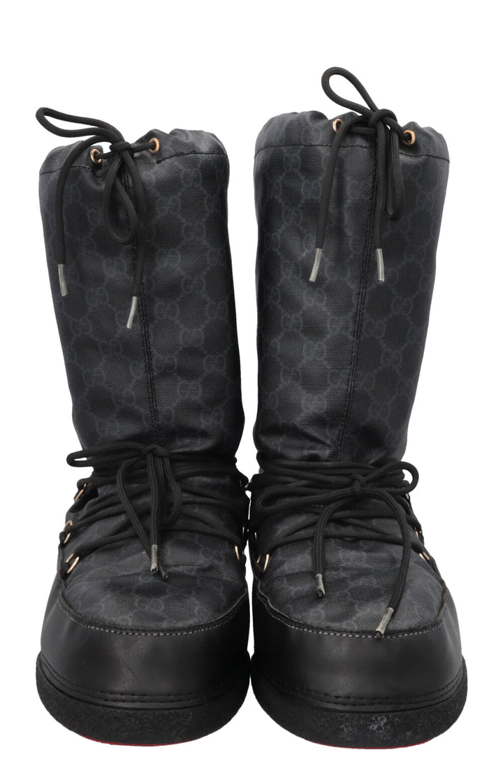 GUCCI GG Logo Snow Boots Black