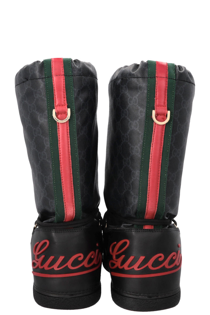 GUCCI GG Logo Snow Boots Black
