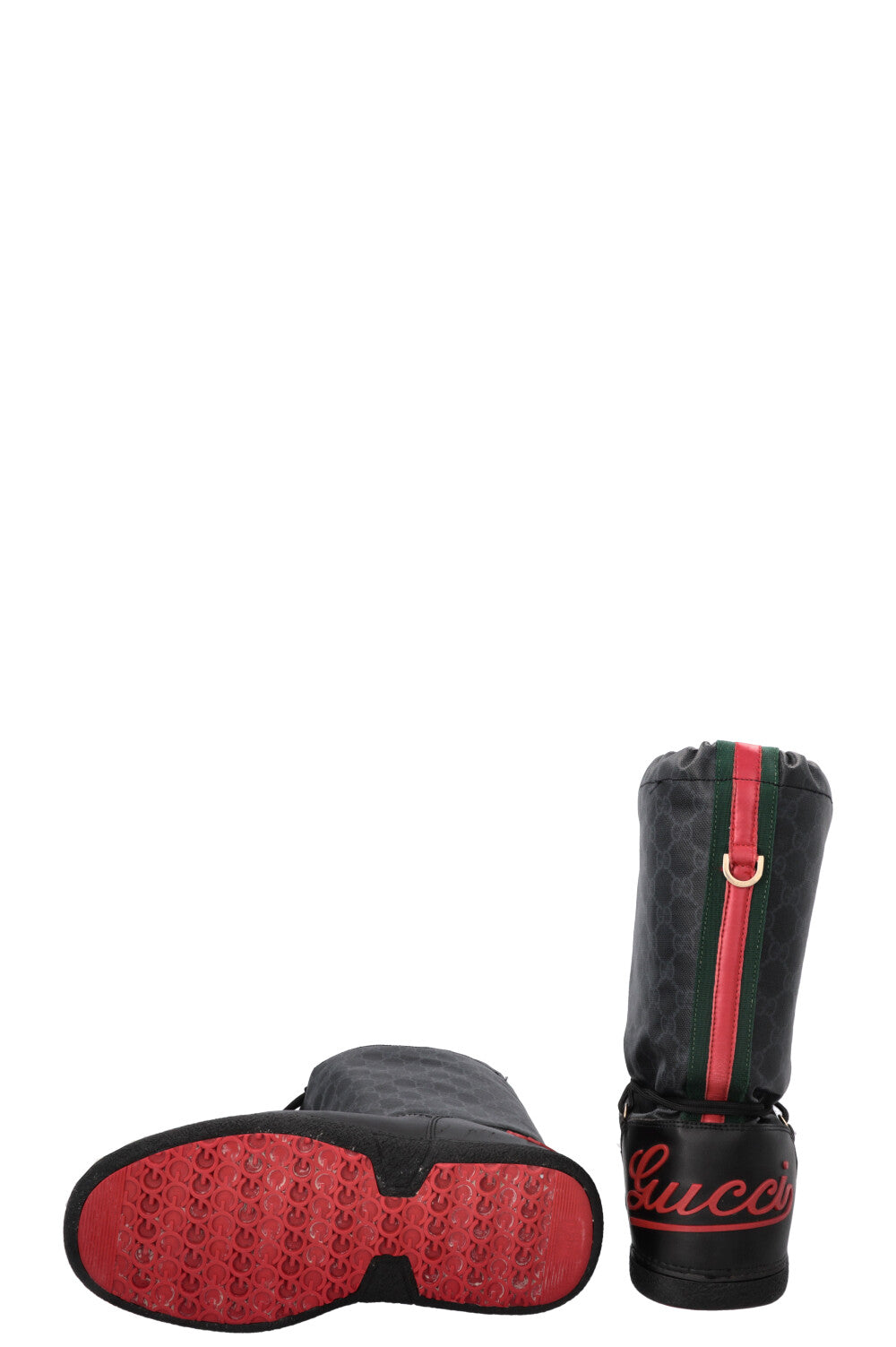 GUCCI GG Logo Snow Boots Black