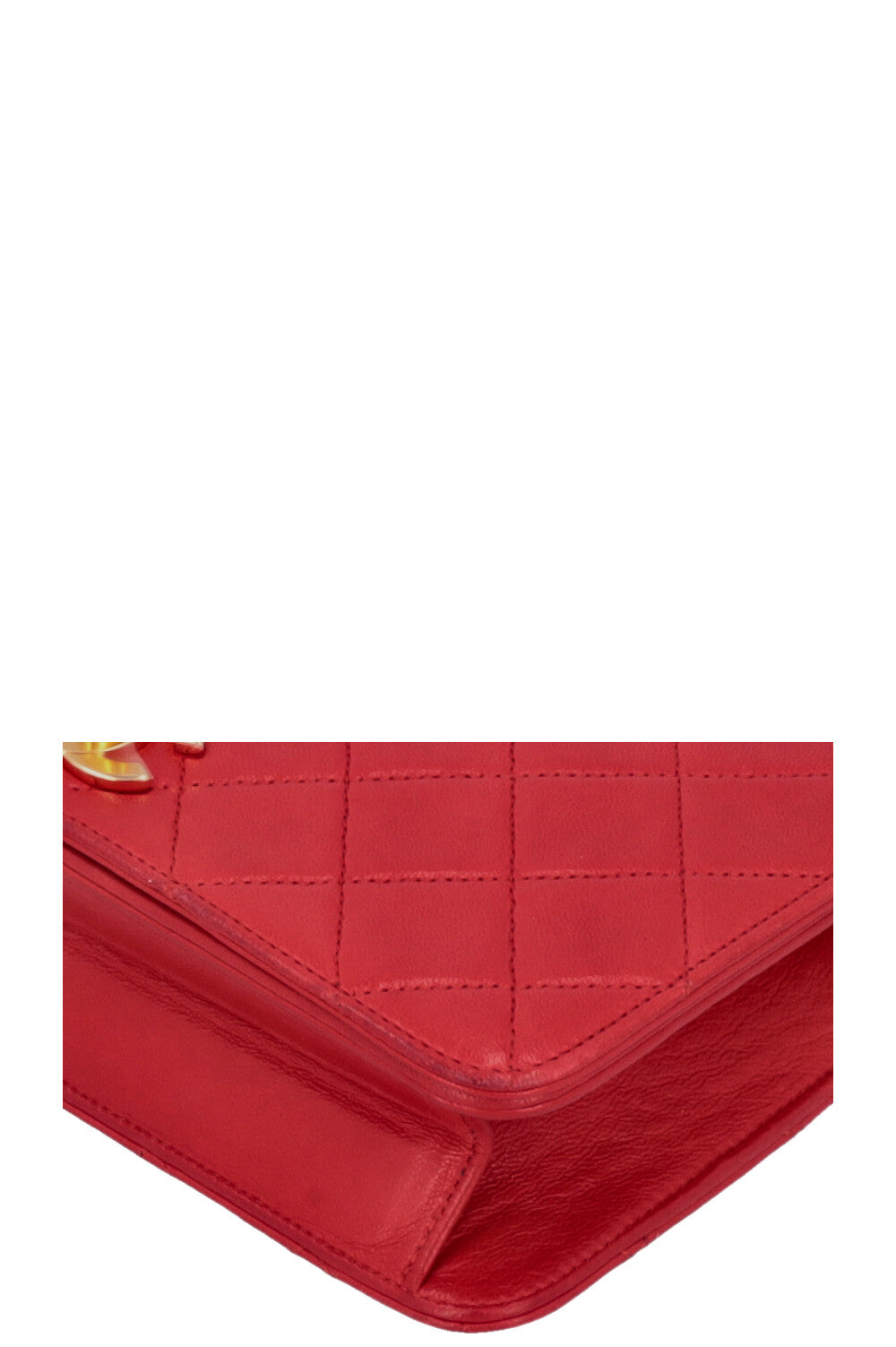 CHANEL Vintage Flap Bag Red