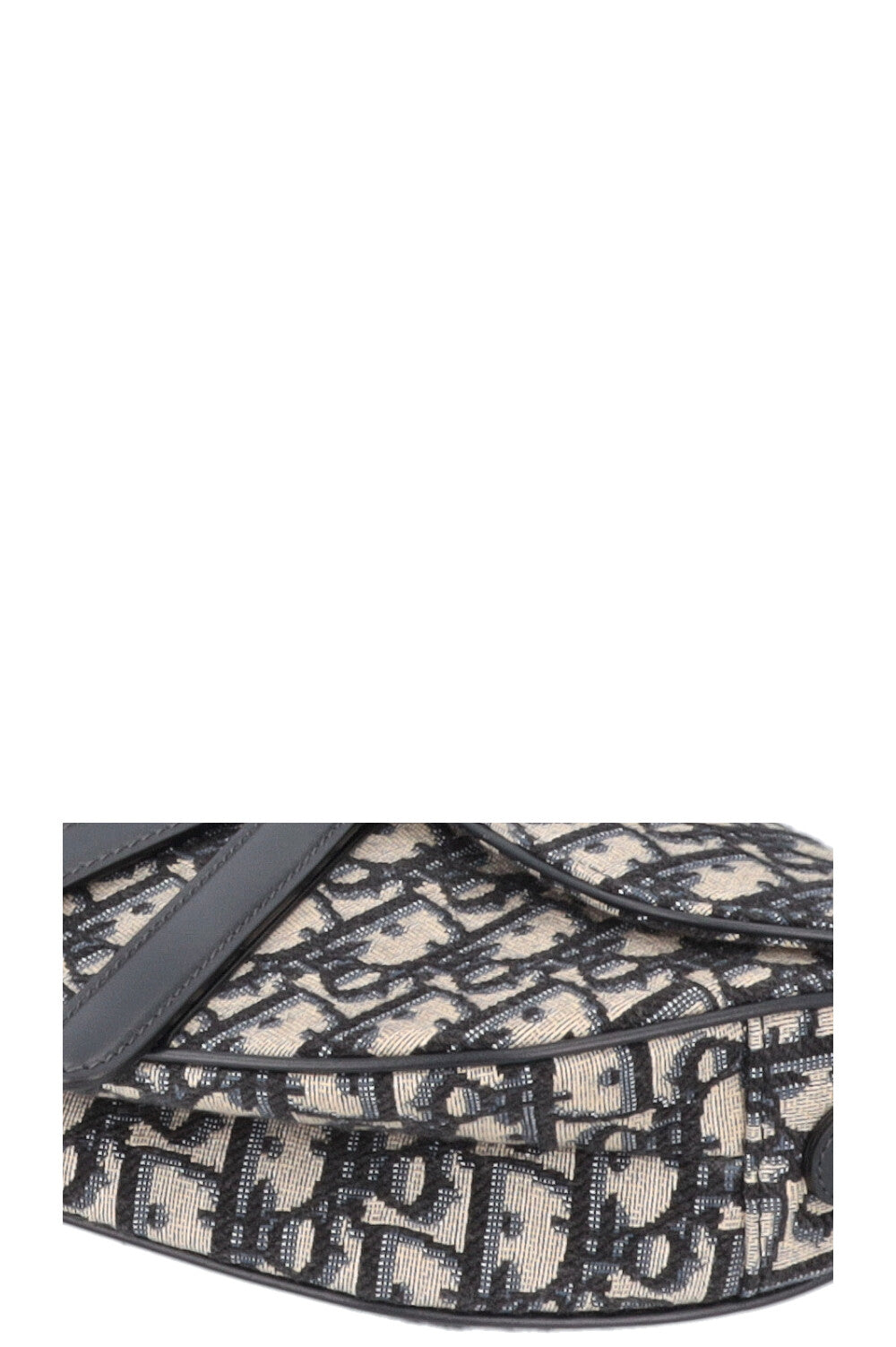 CHRISTIAN DIOR Saddle Bag Oblique Blue
