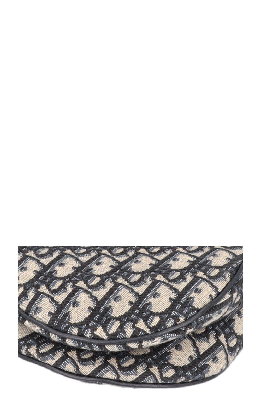CHRISTIAN DIOR Saddle Bag Oblique Blue