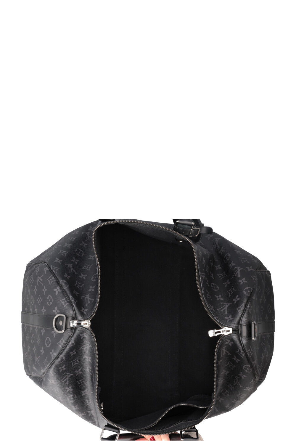 LOUIS VUITTON Keepall 55 Bandouliere Monogram Eclipse Black