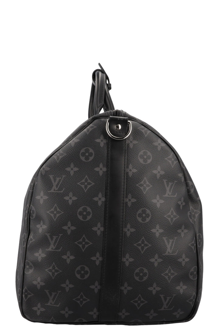 LOUIS VUITTON Keepall 55 Bandouliere Monogram Eclipse Black
