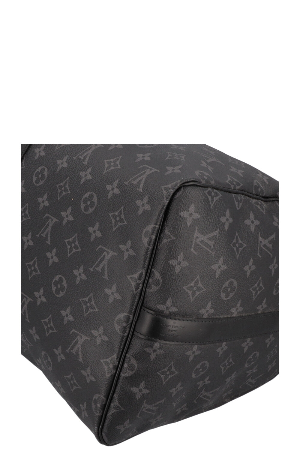 LOUIS VUITTON Keepall 55 Bandouliere Monogram Eclipse Black