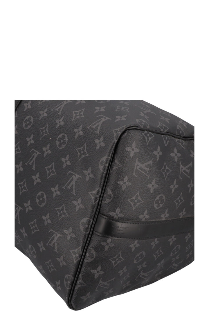 LOUIS VUITTON Keepall 55 Bandouliere Monogram Eclipse Black