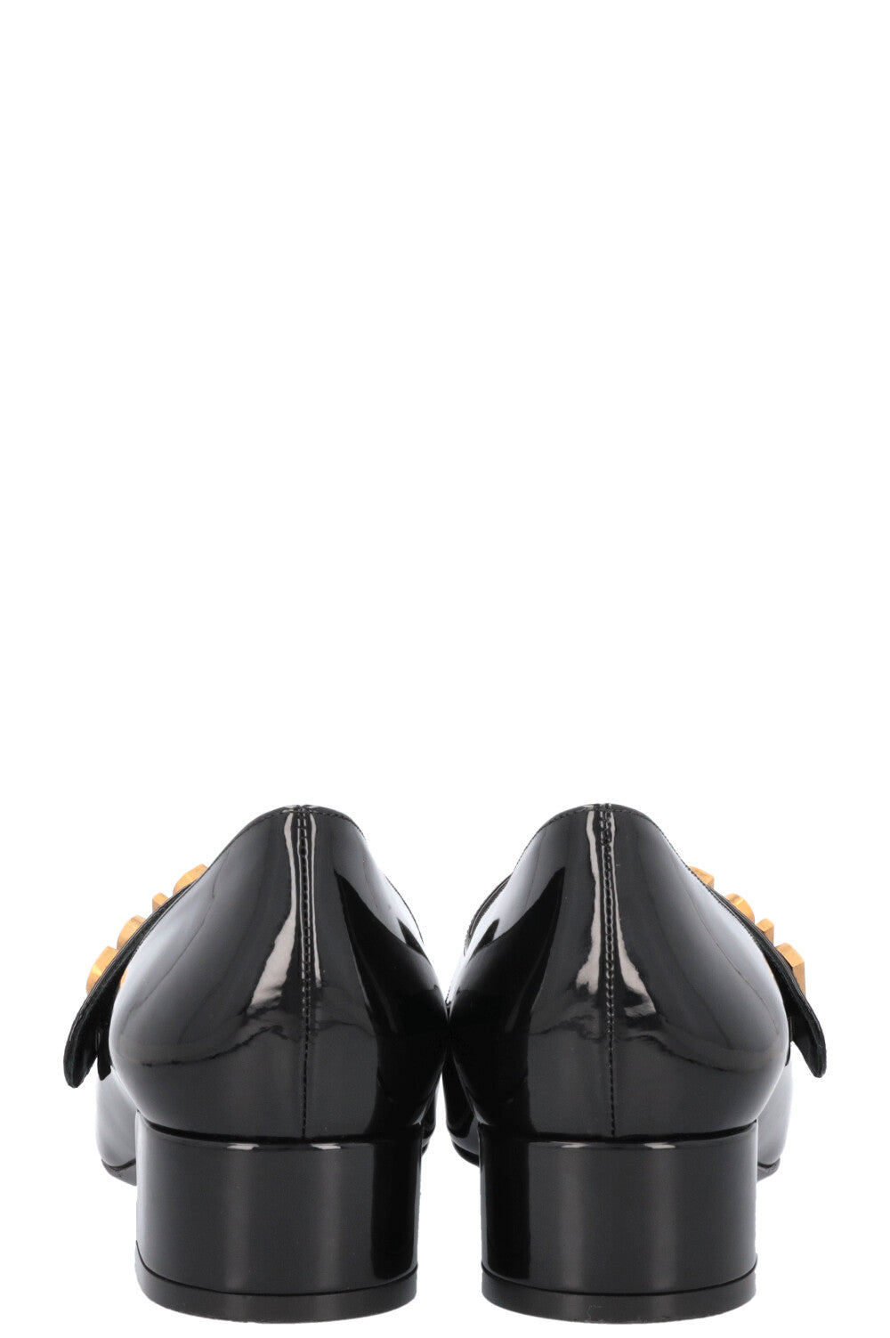 CHRISTIAN DIOR Baby-D Mary Jane Heels Patent Black