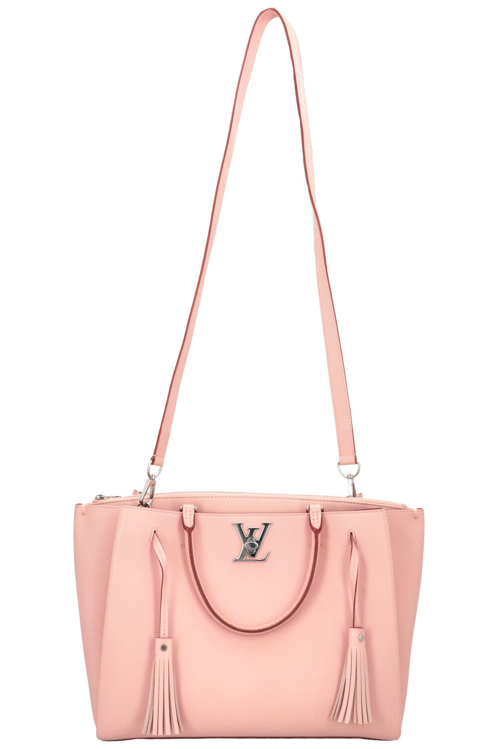 Sac LockMeTo LOUIS VUITTON en cuir rose