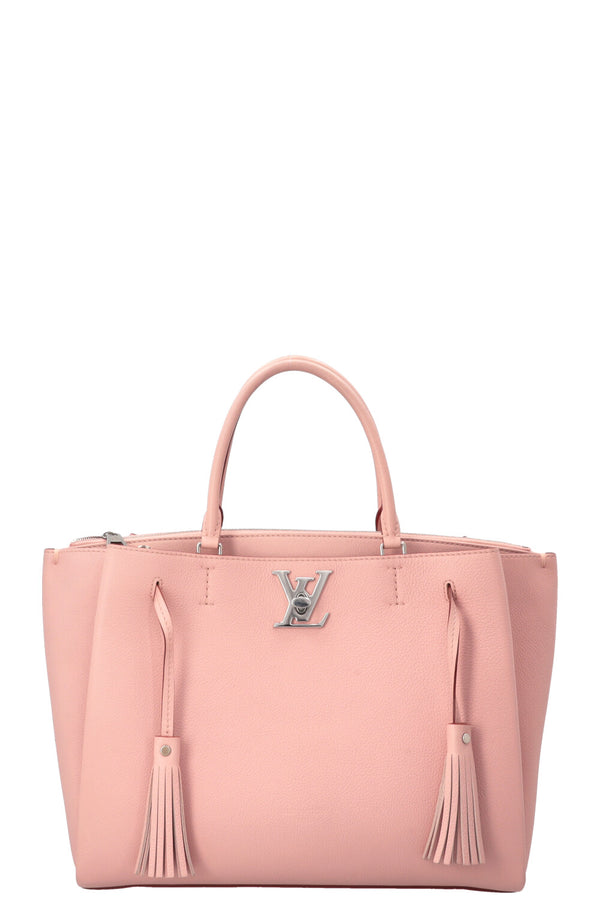 Sac LockMeTo LOUIS VUITTON en cuir rose