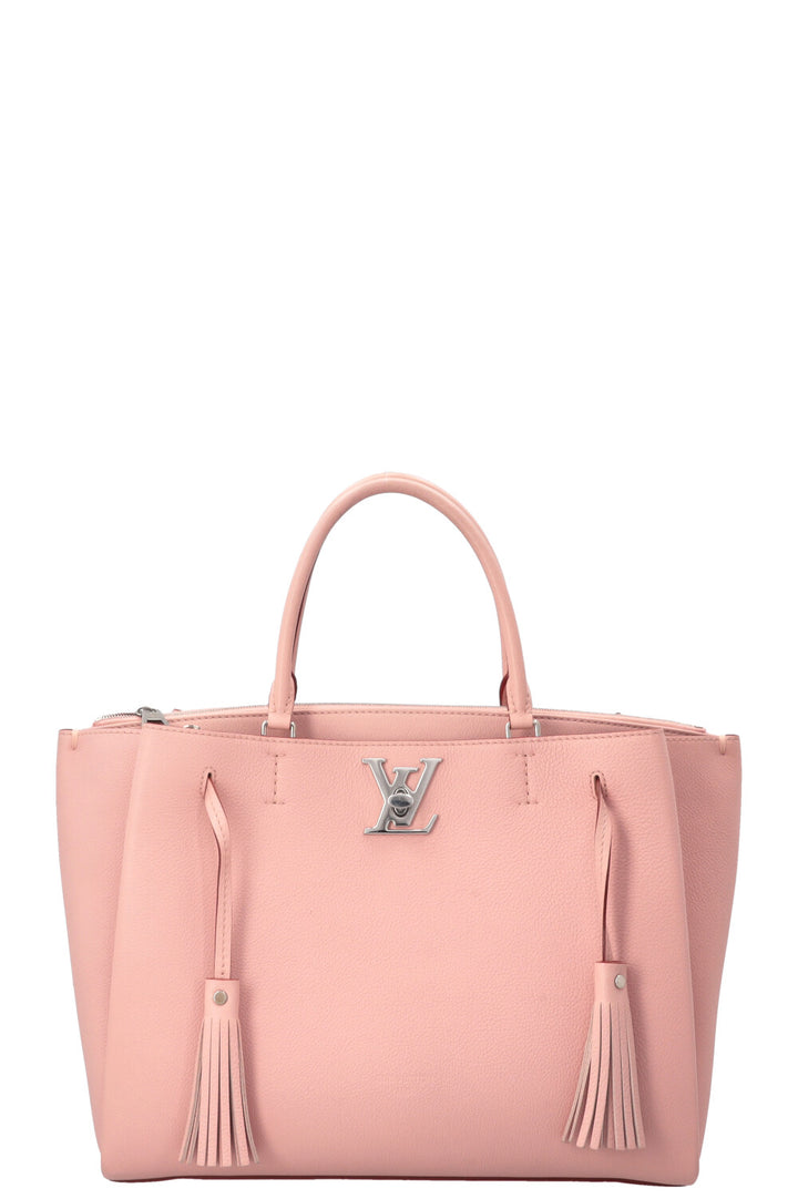 Sac LockMeTo LOUIS VUITTON en cuir rose