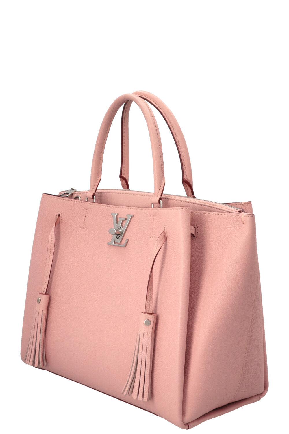 Sac LockMeTo LOUIS VUITTON en cuir rose