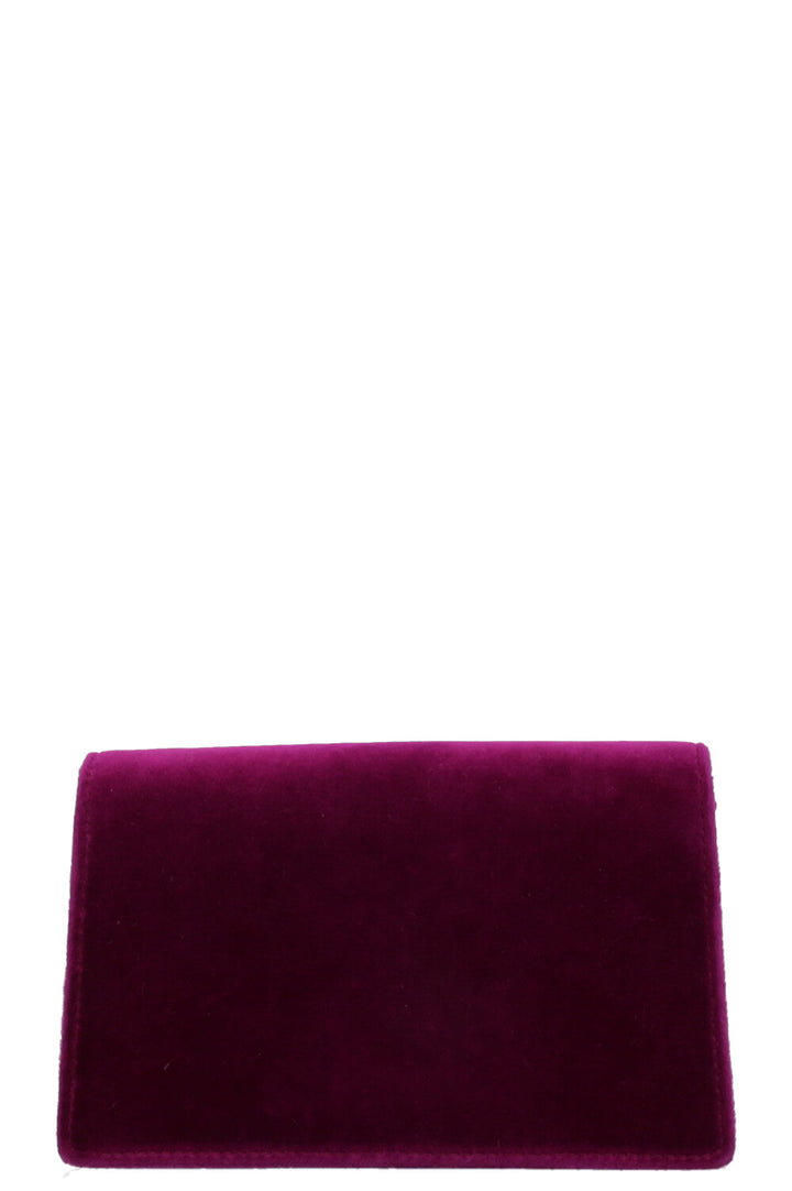 GUCCI Super Mini Dionysus Bag Velvelt Purple